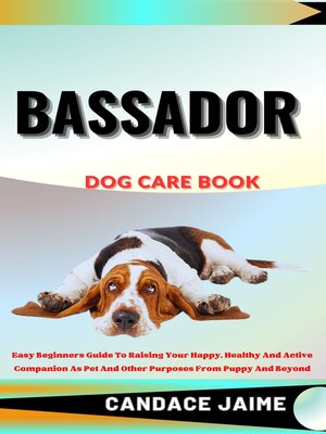 cover image of BASSADOR  DOG CARE BOOK